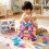 (56pcs)Brinquedo de construção Castle Jelly com silicone macio para interação pais 7