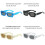 (Pattern)Gafas de sol Character Pc con protector Uv400 para actividades informales y al aire libre 2