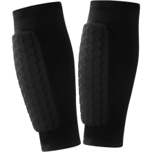 Professional Soccer Shin Guards Stabilizing Black 2 pcs XL — football leg protection, adult soccer gear, anti slip pads