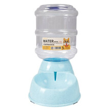(Blue Water Feeder)Alimentador de agua automático para mascotas de plástico de gran capacidad para perros gatos suministros herramienta de