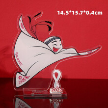 (celebrate)Football Star Mascot Logo Acrylic Decorated Handmade Toy Fans Collection Around