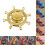 (Red AB)Fidget Spinner Captain American Fingertip Gyro Shield Alloy Toys Decompression 4