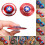 (Red AB)Fidget Spinner Captain American Fingertip Gyro Shield Alloy Toys Decompression 5