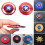(Thor)Fidget Spinner Captain American Fingertip Gyro Shield Alloy Toys Decompression 2