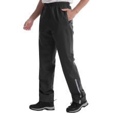 Herren Trekkinghose Winddicht Wasserdicht Schwarz L 28L — outdoor regenhose, wanderhose atmungsaktiv