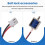Electronic Bolt Lock Compact Solenoid Electromagnet Door Lock Concealed Installation for Secure Access DC12V-0.54A 9