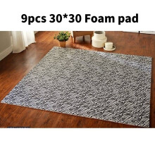 (Zebra Stripes)9 peças quebra-cabeça de madeira girassol estampa de grãos espuma tapete infantil tapetes rastejantes