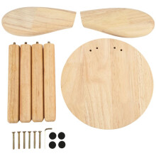 Taburete de Tablero Pequeño, Lindo Taburete Pequeño de Madera Maciza con Orejas de Conejo, Taburete Decorativo, Silla para Niños