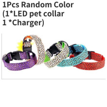(L)Led Pet Collar Usb Charging Luminous Nylon Material Convenient And Practical