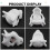 Wireless Controller Display Stand Desktop Decoration for PS5 Controller Stand for Universal  Storage Stand 2