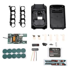 5X21700 BL1850 Li-Ion Battery Case Kit for 21V Power Tool Fast Charging PCB Protection Circuit Board Dual TYPE-C