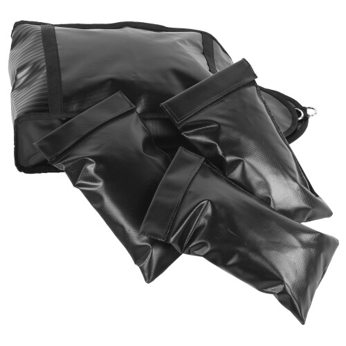 Sport-Sandsack mit Gürtel, schwarz, für