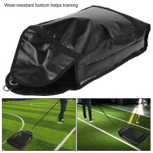Sport-Sandsack mit Gürtel, schwarz, für
