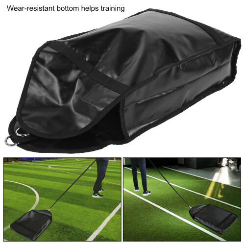 Sport-Sandsack mit Gürtel, schwarz, für