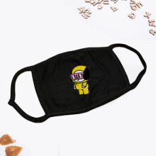 (CHIMMY Black)Mignon Kpop Bts Bouche Visage Masque Respirateur Cyclisme Anti Poussiere Fans