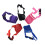 (Pink,L)Dog Adjustable Mask Bark Bite Mesh Mouth Muzzle Grooming Anti Chewing Service 6