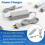 Replacement AC Power Supply Adapter Gamepad Controll Power Charger for  WiiU Game Console EU Plug 4