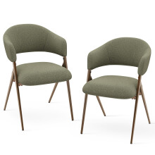 (Green, 55.88 x 45.72 x 81.28 cm) Smartue 48cm H Fabric Upholstered Upholstered Back Armchair