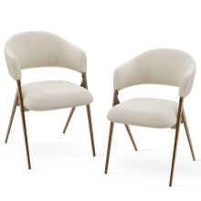 (Beige, 55.88 x 45.72 x 81.28 cm) Smartue 48cm H Fabric Upholstered Upholstered Back Armchair