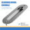 1pcs Rectangular Face Fix Flush Recessed Sliding Door Pull Handle Stainless Steel 4