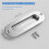1pcs Rectangular Face Fix Flush Recessed Sliding Door Pull Handle Stainless Steel 7