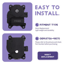 Attuatore del Motore Servo per Miscelazione Aria HVAC 87106-48070 8710648070 per RX330 RX350 RX400h HyBrid 2004-2009