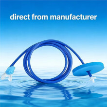 Underwater Breathing Tube with Float  Ergonomic Diving Snorkels Breathing Tube Portable Long Apparatus Tubes 2M