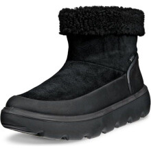 (6.5 - 7 UK (40EU), Black/Black) ECCO Womens Glacia Waterproof Winter Boots