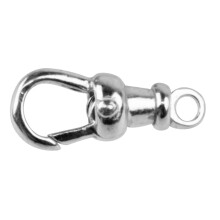 (17mm) Sterling Silver Fixed Top Albert Clasps