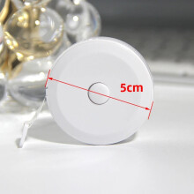 (White / 2M 79Inch) Soft Tape Measure Double Scale Sewing Tailor Body Measuring Ruler 1.5M 2M