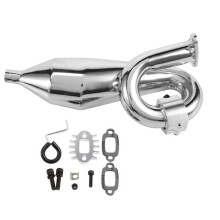 Silencieux D'Échappement pour Voiture de Course RC Kingmotor 1/5 HPI Rofun Baha Rovan Baja 5B.