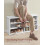 Shoe Storage Bench - Engineered Wood - Honey Brown - Adjustable Shelves, 6 Compartments 3