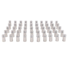 50 Packs Sign Standoff Screws Advertising Screws Stainless Steel Wall Standoff Mounts Glass Acrylic Nail for Glass Artwork and Sign Displays (1/2 x 1