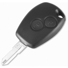 Sleutelhangerhouder compatibel met Dacia Duster Logan Lodgy Sandero - Afstandsbediening met 2 knoppen Phonillico_Verrassingscadeau