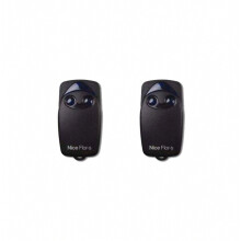 Confezione da 2 telecomandi NICE FLO2R-S compatibili con cancelli, garage e porte da garage - Regalo a sorpresa