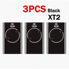 Telecomando per porta/cancello da garage FAAC XT4 868 SLH LR - FAAC XT2 868 SLH LR 787010 787009 FAAC XT4 XT2 - 3 pezzi XT2 nero_Regalo a sorpresa