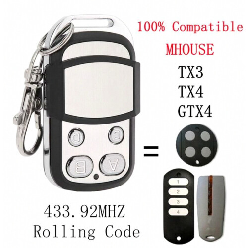 MHOUSE GTX4 GTX4C TX4 433.92MHz ΣΥΜΒΑΤΟ ΤΗΛΕΧΕΙΡΙ