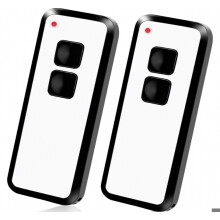 Control remoto para puerta de garaje de 2 piezas compatible con 522, 524, 502 MAX43-2, 512 Mix43-2, compatible con Novoferm No_Surprise Gift