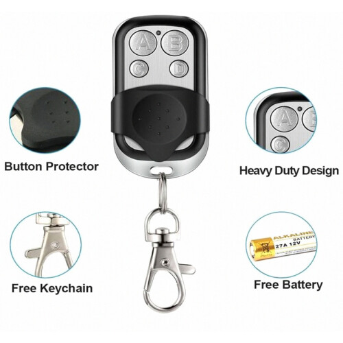 Compatibleremote control [2 pieces], 433 MHz Compatibledoor remote control Compatible automatic garage doors_Surprise Gift 2
