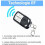 Compatibleremote control Compatible gates/garages - No Brand - 433.92 MHz 4 channels - Fixed code copying/learning - 2-pack_Surprise Gift 3