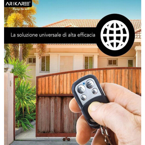 Compatiblegate remote control - YYV - 433.92 MHz - Self-learning programming - 4 channels - Black_Surprise Gift 2