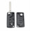 01A suitable Compatible Citroen C3 Compatiblement 2-button remote key shell Ce0536 Va2, black_Surprise Gift 4