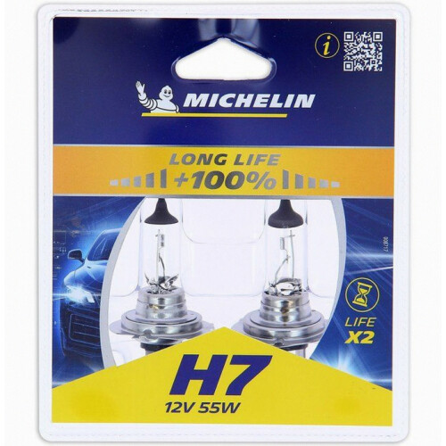 2 Λαμπτήρες Αυτοκινήτου H7 LIFE+100% 55W - MICHEL 2