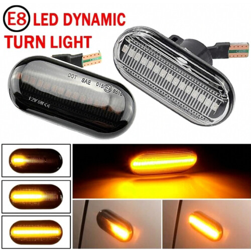 Δυναμικά πλευρικά φλας LED Συμβατό Renault Clio 1 1