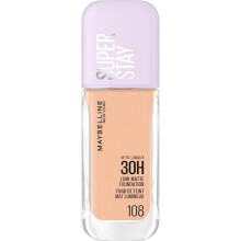 Maybelline Foundation Super Stay Lumi-Matte Up To 30H Wear Vegan* Shade 108 | With Amino Acids, Niacinamide, Vitamin E, Medium-Full Coverage