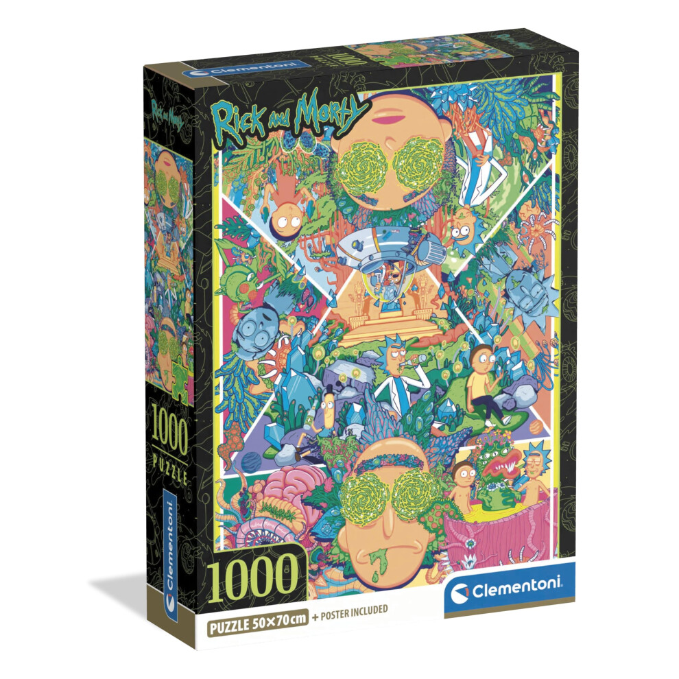 CLEMENTONI PZL 1000 RICK&MORTY -2- COMPACT BOX - 37511 - Image 2