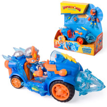 SUPERTHINGS KAZOOM POWER - Kid Kazoom Combat Vehicle. Toy From the Animated Series. Contains 1 Combat Vehicle, 1 Figure, 1 Weapon and 1 Accessory