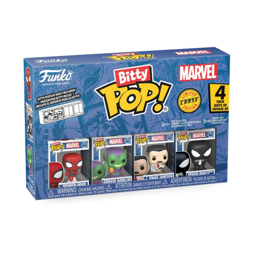 Funko Funko Bitty POP! 4 Pack: Spider-Man, Green Goblin (1 in 6 Chase Chance)
