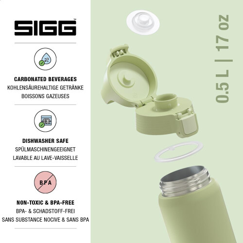 Sigg Sigg - 6022.20 - Trinkflasche - Shield Therm ONE - Grün  - 0,5 L 2