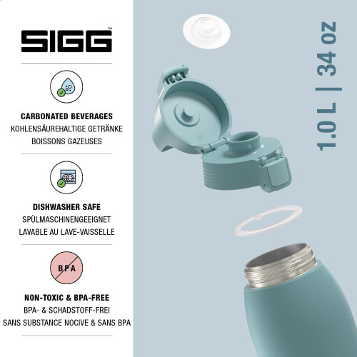 Sigg Sigg - 6021.40 - Borraccia - Shield Therm ONE - Blu - 1 L 2